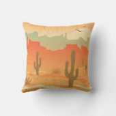 デザートカボスサウスウエストデザイン装飾用クッション クッション (裏面)