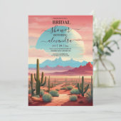 デザートカボスサクラントブライダルシャワー 招待状 (スタンド正面)