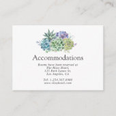 デザートカボスサク結婚カントの宿泊 エンクロージャーカード (正面)