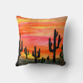 デザートカボスサンセット装飾用クッション クッション (裏面)