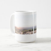 デザートカボスサンセット，アリゾナのコーヒーマグ コーヒーマグカップ (正面左)