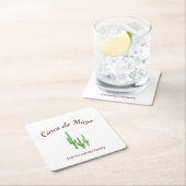 デザートカボスシンコデマヨフィエスタパーティー スクエアペーパーコースター (インサイチュ)