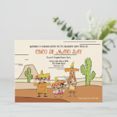 デザートカボスシンコデマヨ招待状 招待状 (スタンド正面)