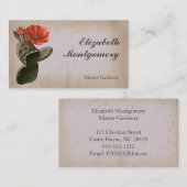 デザートカボスフラワープロフェッショナル名刺 名刺 (正面/裏面)