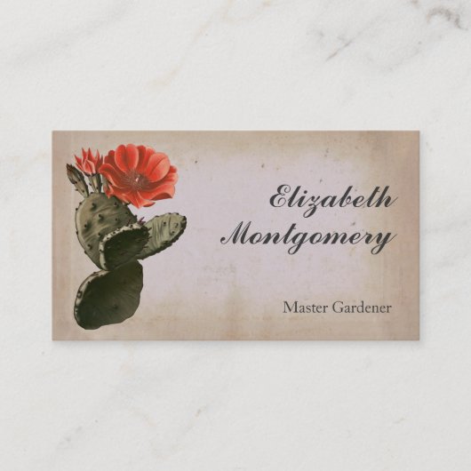 デザートカボスフラワープロフェッショナル名刺 名刺 (正面)