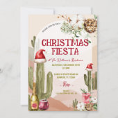 デザートカボスホリデーカクテルクリスマスフェスタ 招待状 (正面)