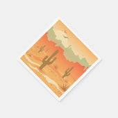 デザートカボスランドスケープデザイン紙ナプキンス スタンダードカクテルナプキン (角)
