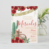 デザートカボスレッドローズウエスタンチャロキンセアニェラ 招待状 (スタンド正面)