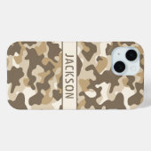 デザートカモフラージュ オリジナルデザイン Case-Mate iPhoneケース (裏面 (横))