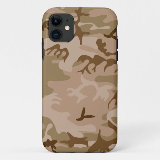 デザートカモフラージュ - ブラウンカモフラージュ Case-Mate iPhoneケース (裏面)