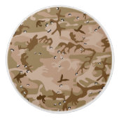 デザートカモフラージュ 迷彩柄 小石 軍用 ミリタリー セラミックノブ (正面)