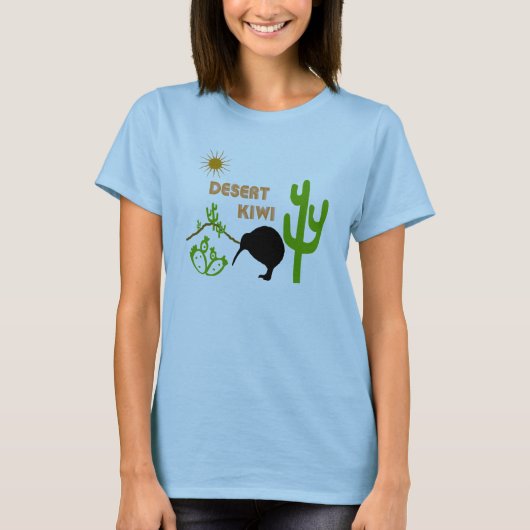 デザートキウイ レディースTシャツ Tシャツ (正面)