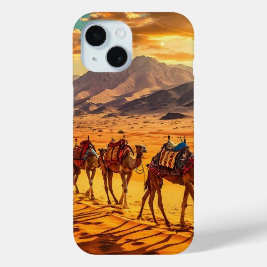 デザートキャメル アラビア旅行 美意識デザイン Case-Mate iPhoneケース (裏面)