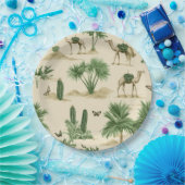 「デザートキャラバン紙プレート」 ペーパープレート (パーティー)