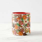 デザートクリスマス ツートーンマグカップ (中央)