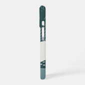 デザートクレー&スプルスボホトロピカルモンステラの葉 iPhone 16ケース (左側面)