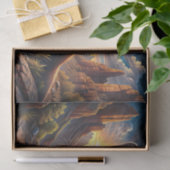 デザートクーガー威厳のあるウィルダネスデコページ 薄葉紙 (ギフト)