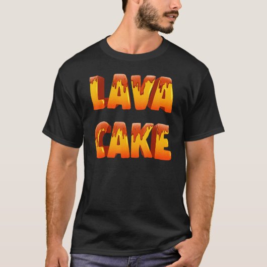 デザートケーキのミームで始め生まれてラバックを焼く Tシャツ (正面)