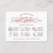 デザートケーキショートカッ気にドパッモダンクシック 名刺 (正面)