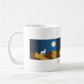 デザートコヨーテハウリングフルムーンサンダー_コーブ コーヒーマグカップ (左)