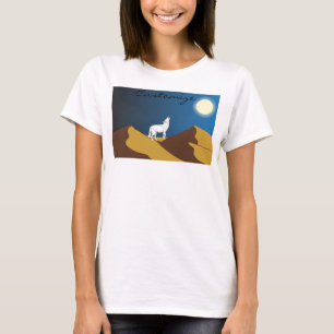 デザートコヨーテハウリングフルムーンサンダー_コーブ Tシャツ