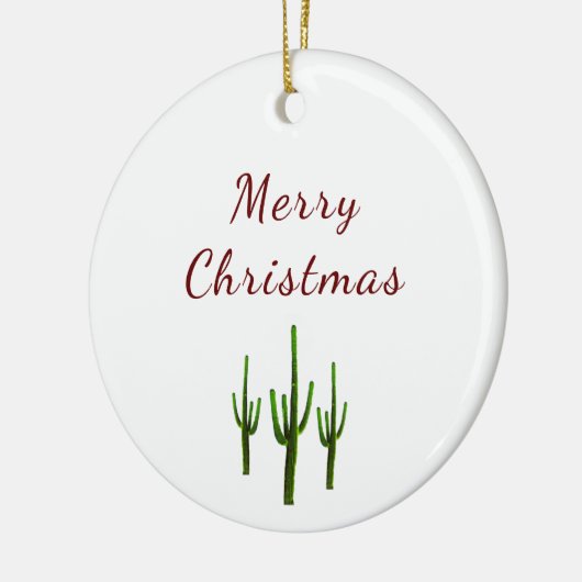 デザートサウスウェストフェスティバルサグアーロサボス セラミックオーナメント (左)