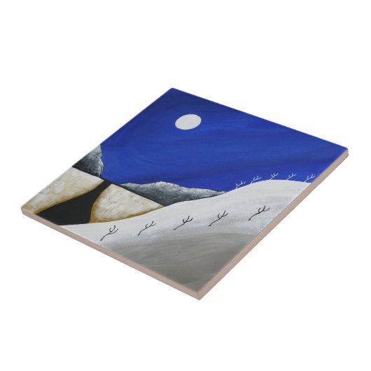 デザートサウスウエストアリゾナフォークアート タイル (側面)