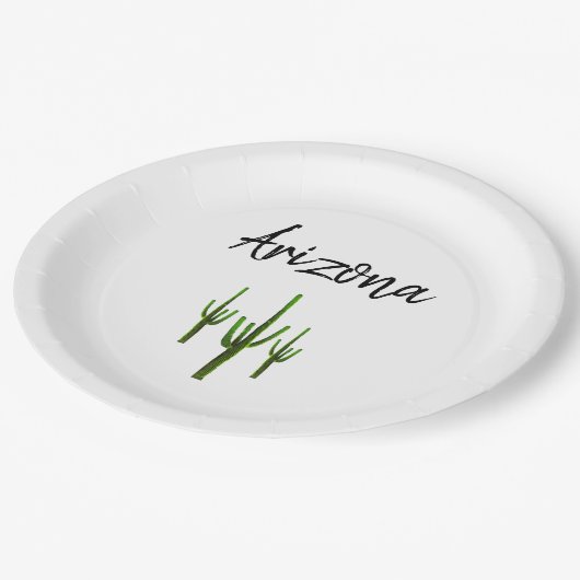 デザートサウスウエストアルジオナサボス紙カップ ペーパープレート (アングル)