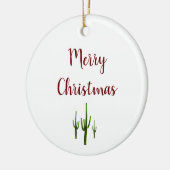 デザートサウスウエストクリスマスサボスホリデー セラミックオーナメント (左)