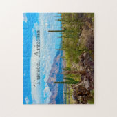 デザートサウスウエストツーソンアリゾナ ジグソーパズル (縦)