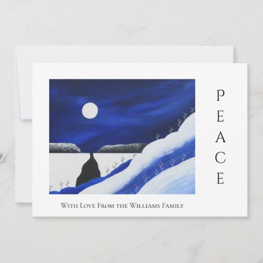 デザートサウスウエストフォークアートクリスマスピース シーズンカード (正面)