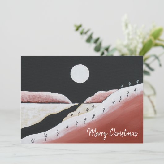 デザートサウスウエストフォークアートクリスマス シーズンカード (スタンド正面)