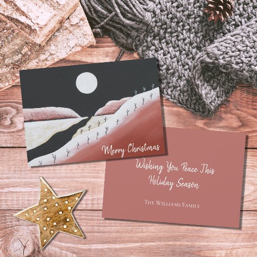 デザートサウスウエストフォークアートクリスマス シーズンカード