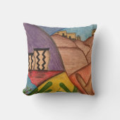 デザートサウスウエストフォークアート装飾用クッション クッション (正面)