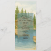 デザートサウ素朴ザンストテラコッタ結婚の夕食 プログラム (裏面)