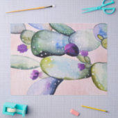 デザートサクタスウォーターカラーデコパージュティッシュペーパー 薄葉紙 (クラフト)