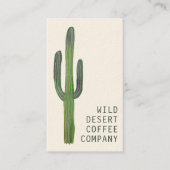 デザートサグアーロカッティウォーターカラーユニークシ素朴ック 名刺 (正面)