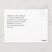 デザートサボスサグアーロハネムーンありがとう ポストカード (裏面)