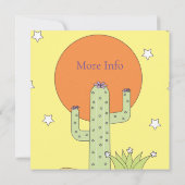 デザートサボスサンサンサンサンサンサンサンサンサンサンコーブ 招待状 (裏面)