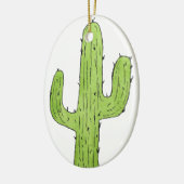 デザートサボスデザートプラントサボスツリーデザイン セラミックオーナメント (左)