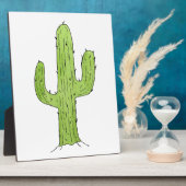 デザートサボスデザートプラントサボスツリーデザイン フォトプラーク (側面)