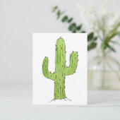 デザートサボスデザートプラントサボスツリーデザイン ポストカード (スタンド正面)