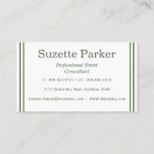 デザートサボスフラワーイベントプランナー 名刺 (裏面)