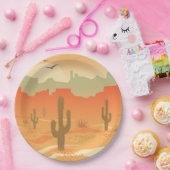 デザートサボスランドスケープデザイン紙プレート ペーパープレート (パーティー)