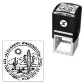 デザートサボスランドスケープ#1名差出人住所 セルフインキングスタンプ (インサイチュ)