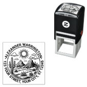 デザートサボスランドスケープ#2名差出人住所 セルフインキングスタンプ (インサイチュ)