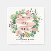 デザートサボス開花 | Happy Ever After スタンダードカクテルナプキン (正面)