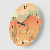 デザートサボタスデザイン時計 ラージ壁時計 (傾斜)