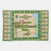 デザートサボテンのキッチンタオル キッチンタオル (横)