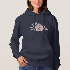 デザートサボテンの花アート パーカ